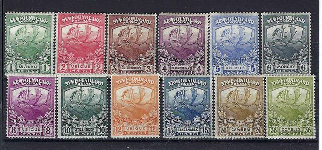 Image of Canada-Newfoundland SG 130/41 MM British Commonwealth Stamp